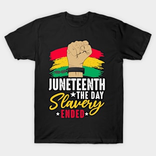 Juneteenth The Day Slavery Ended, Juneteenth 1865 T-Shirt